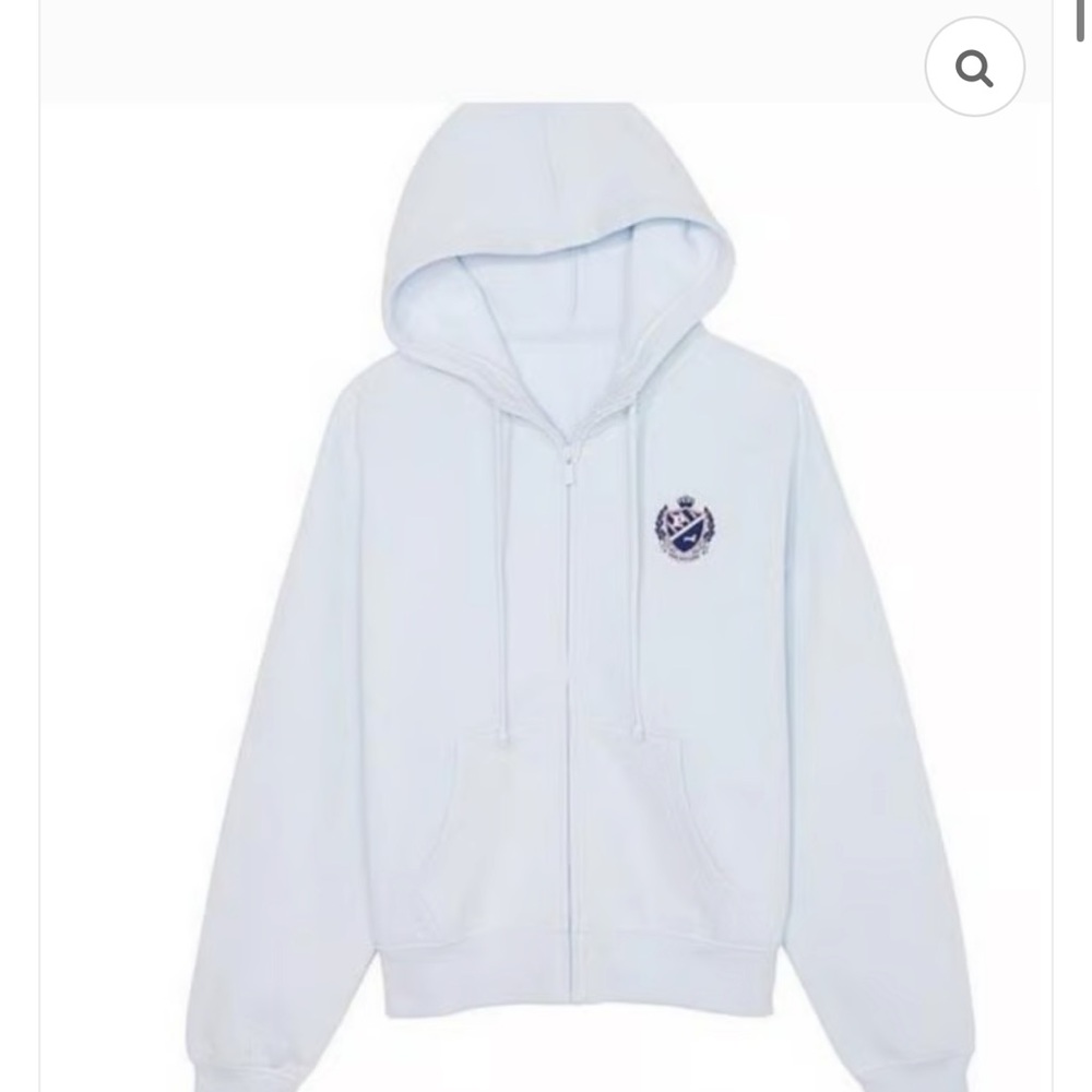 PINK Victoria's Secret Light Blue Hoodie